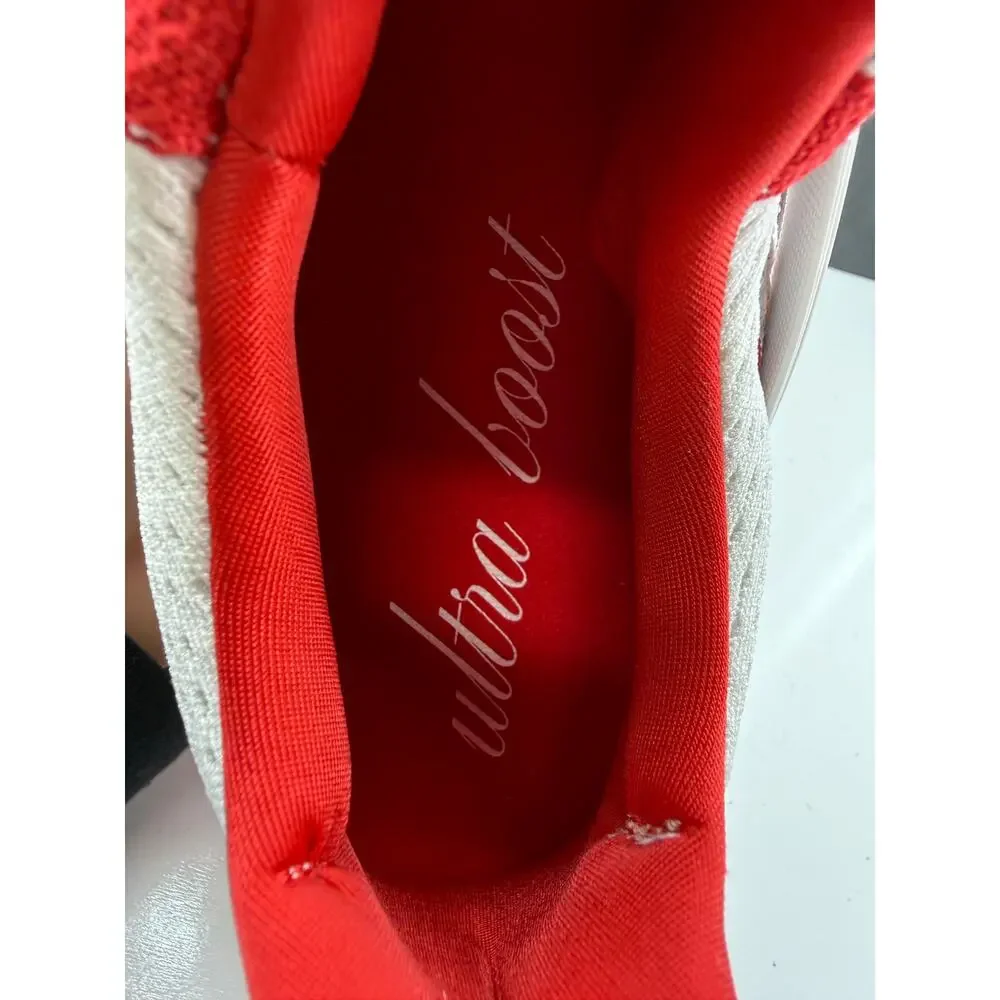 Adidas‎ UltraBoost 1.0 Valentines Day Hearts Womens 5 Red White Sneakers JR5845